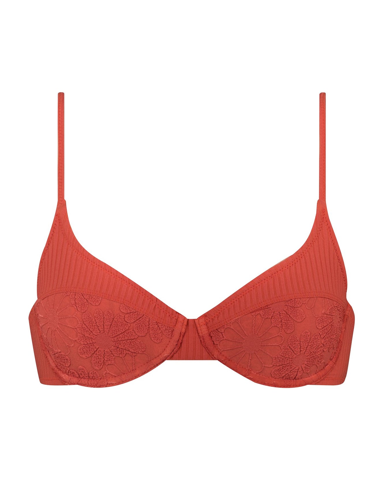 LINA - RUBY RED *IN REGULAR OR CHEEKY BUM* - TOP – Triangl
