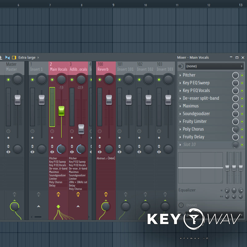 vocal mixing chain fl studio