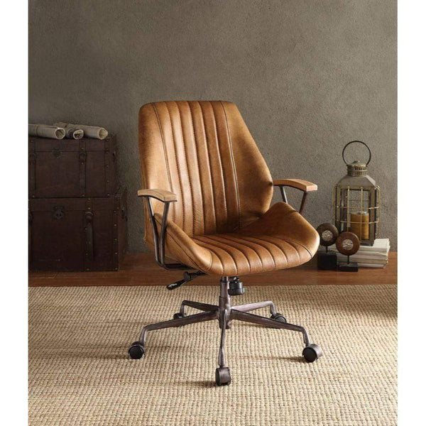 top grain leather high back office chair