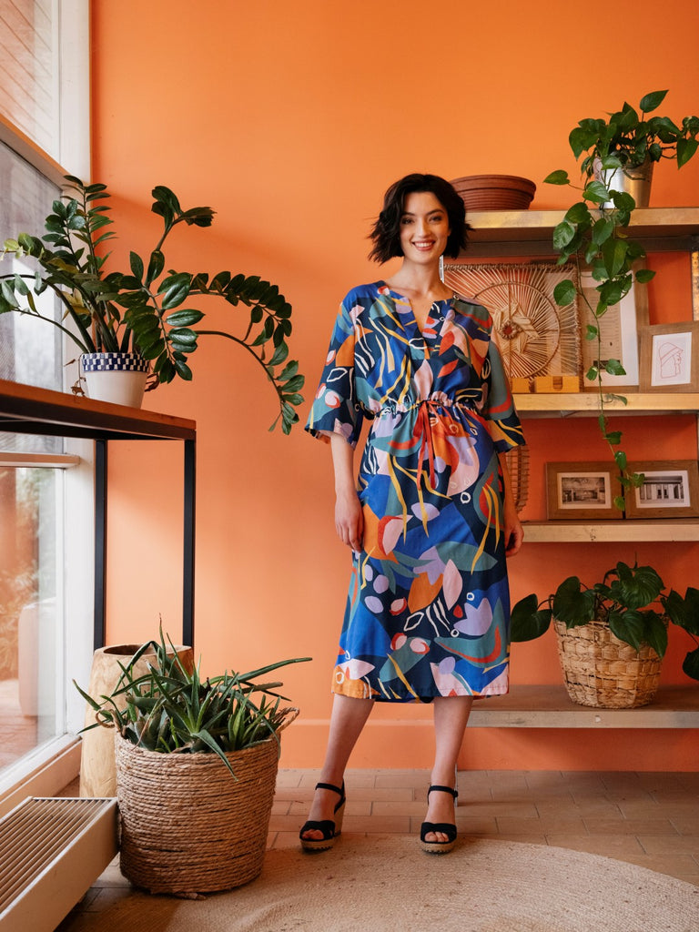 Moedig overhandigen Verslijten Lynn kaftan jurk & blouse - papieren patroon – Atelier Jupe