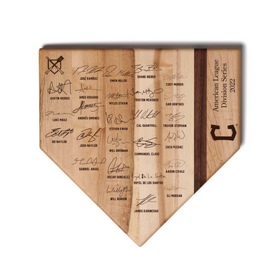 Cleveland Guardians Team Jersey Cutting Board