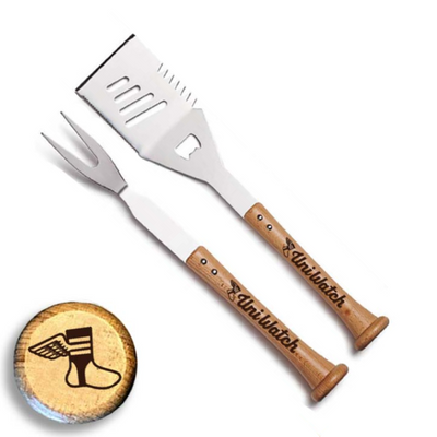 San Francisco Giants Baseball BBQ 'Turn Two' Grilling Utensil Set