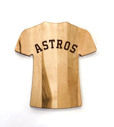 Houston Astros Team Jersey Cutting Board  Choose Your Favorite MLB Pl –  Baseball BBQ