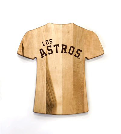 Houston Astros Team Jersey Cutting Board  Choose Your Favorite MLB Pl –  Baseball BBQ