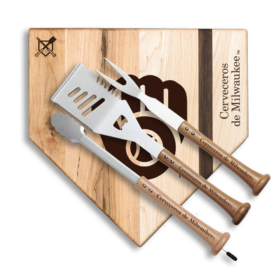 Cerveceros de Milwaukee Team Jersey Cutting Board