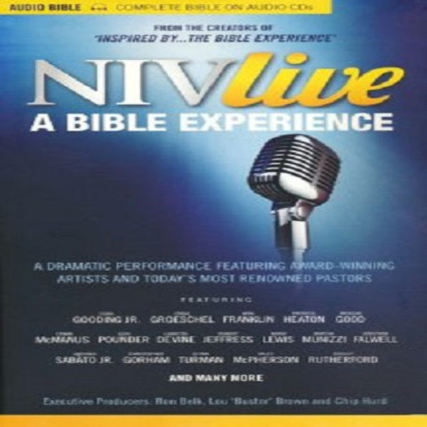 NIV Live: A Bible Experience--CDs with DVD