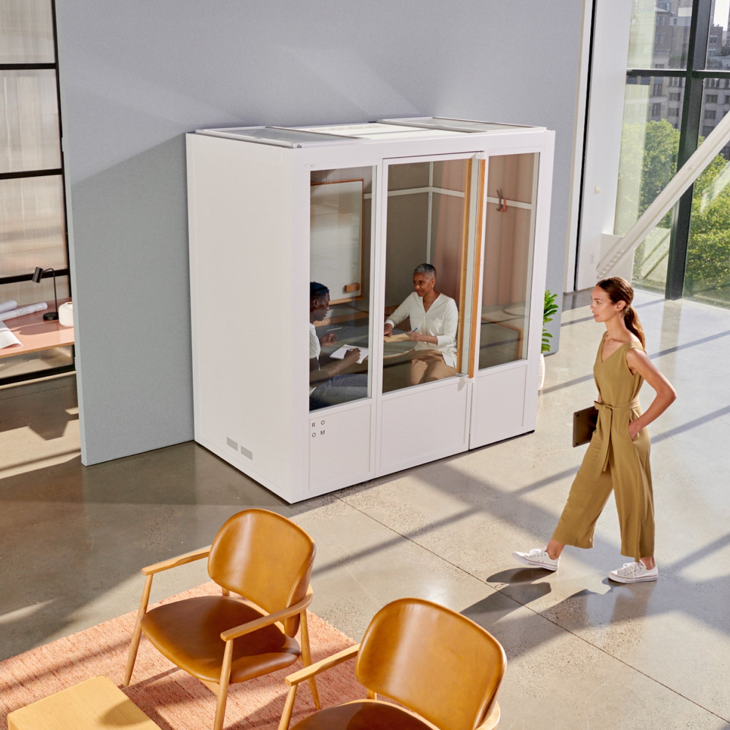 Bob Office Privacy Booth - Wave Office