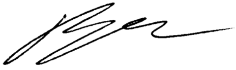 CEO signature