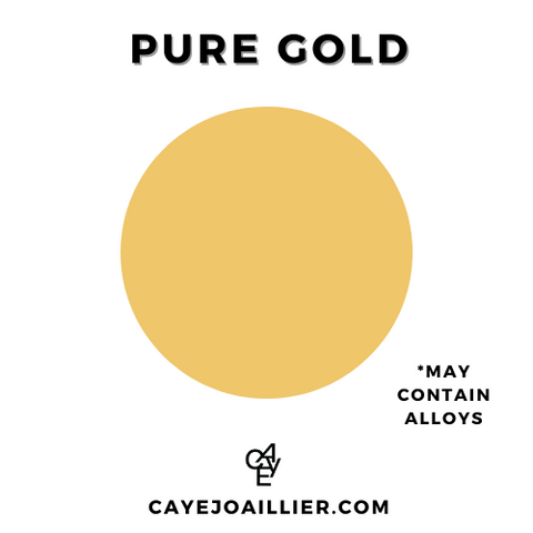 what is gold alloy or considered pure gold?