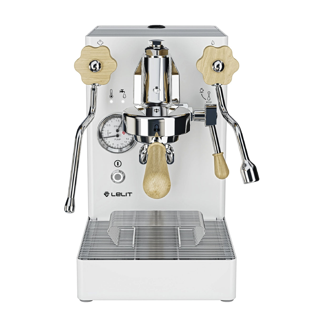 Lelit PL82T Kate, máquina prosumer con Molinillo de café interado y LCC  para gestionar Todos los parámetros, 1400 W, 1 Cups, Acero Inoxidable,  Plata : : Hogar y cocina
