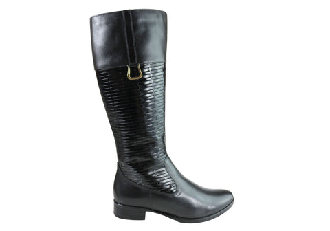 Dazzani June Womens Comfortable Leather Knee High Boots Made In Brazil