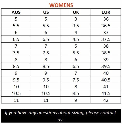 Florance Size Chart – Brand House Direct