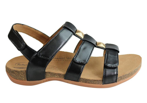 Scholl Orthaheel Aztec Womens Comfort Supportive Adjustable Sandals