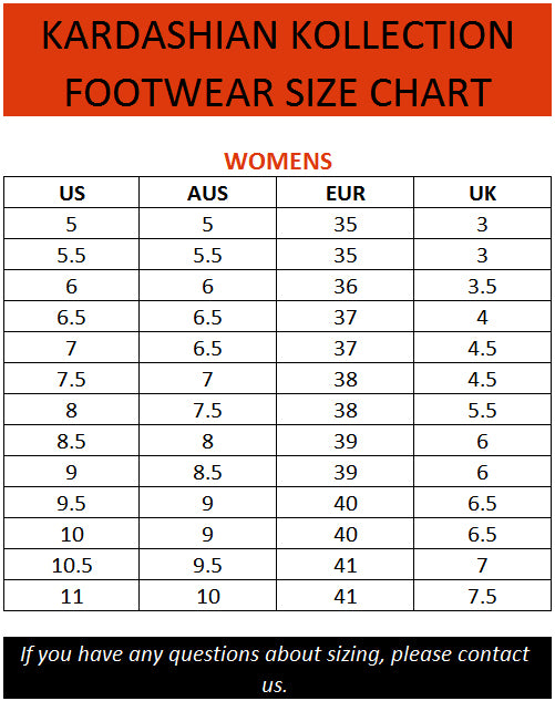 Kardashian Kollection Size Chart – Brand House Direct