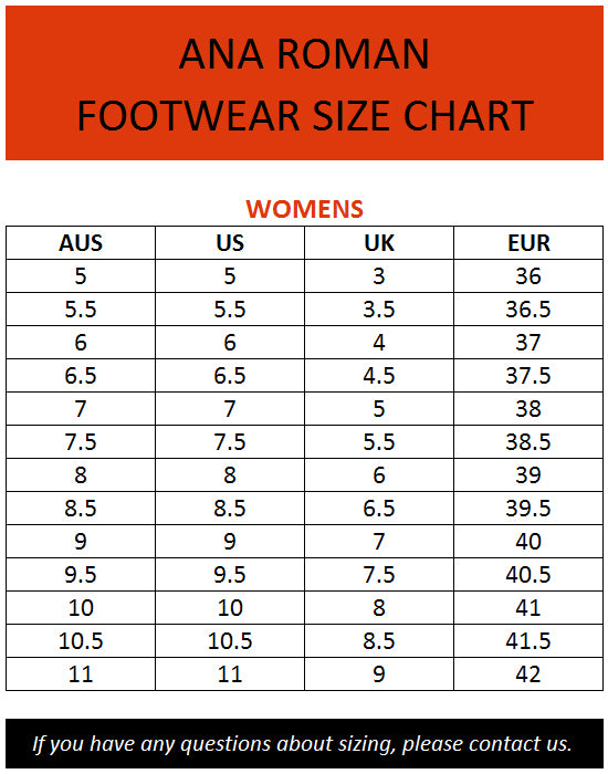 Ana Size Chart