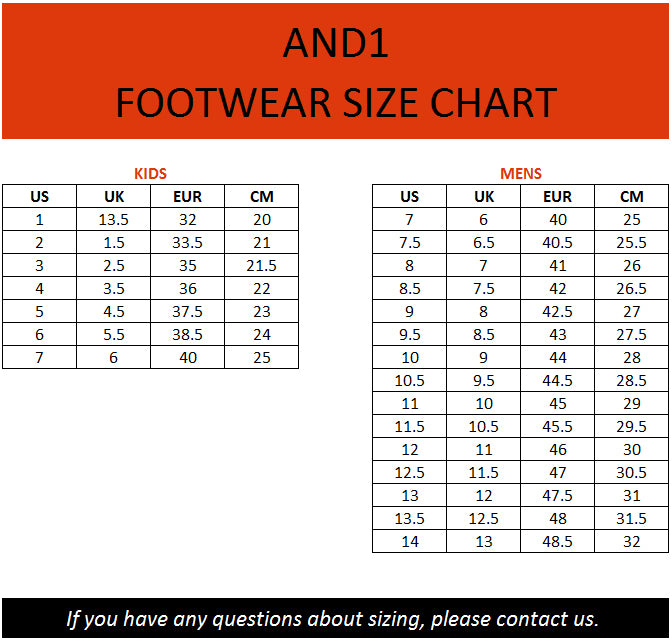 saucony size chart in cm