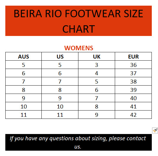 brazil shoe size to aus