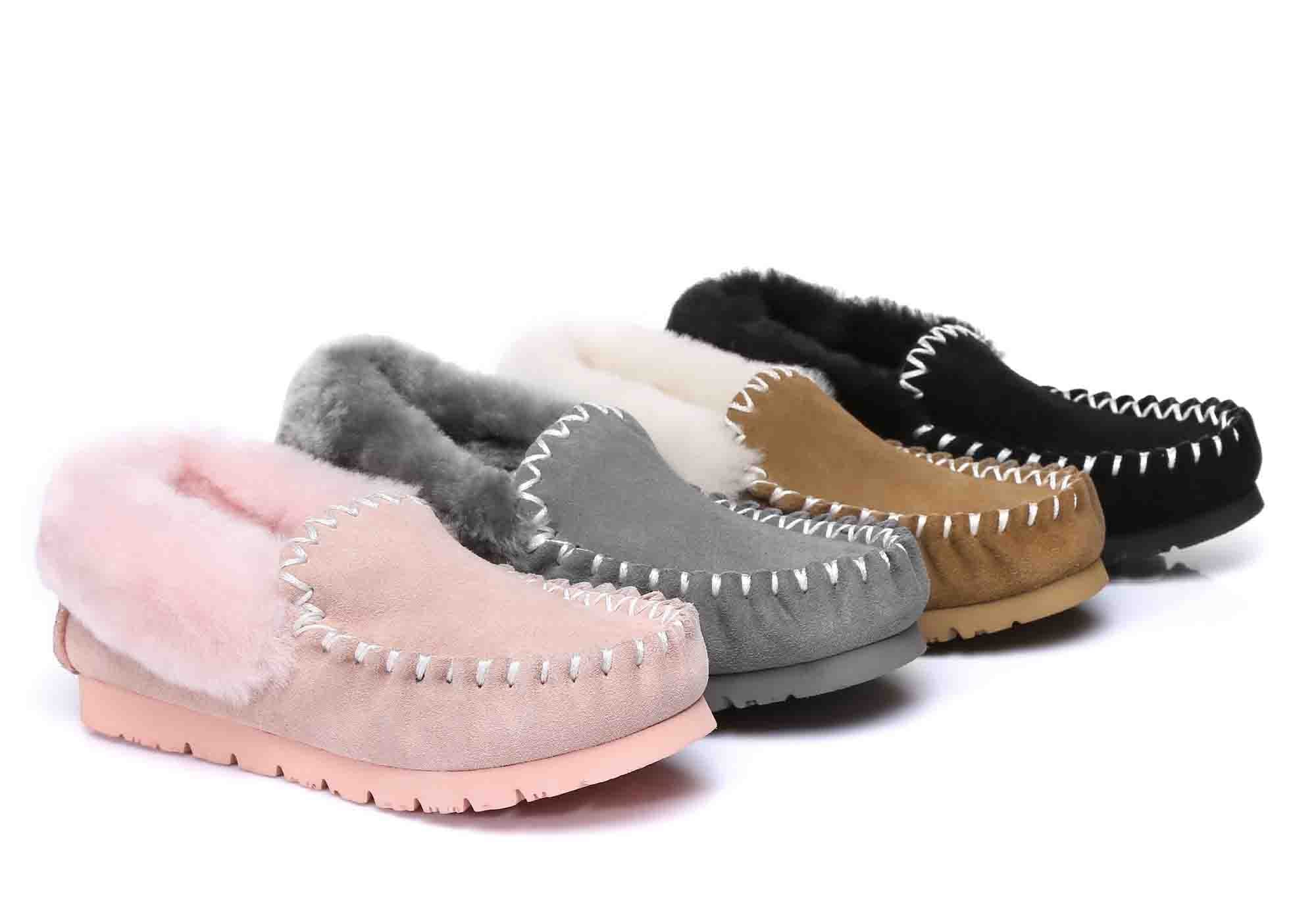 comfortable moccasin slippers