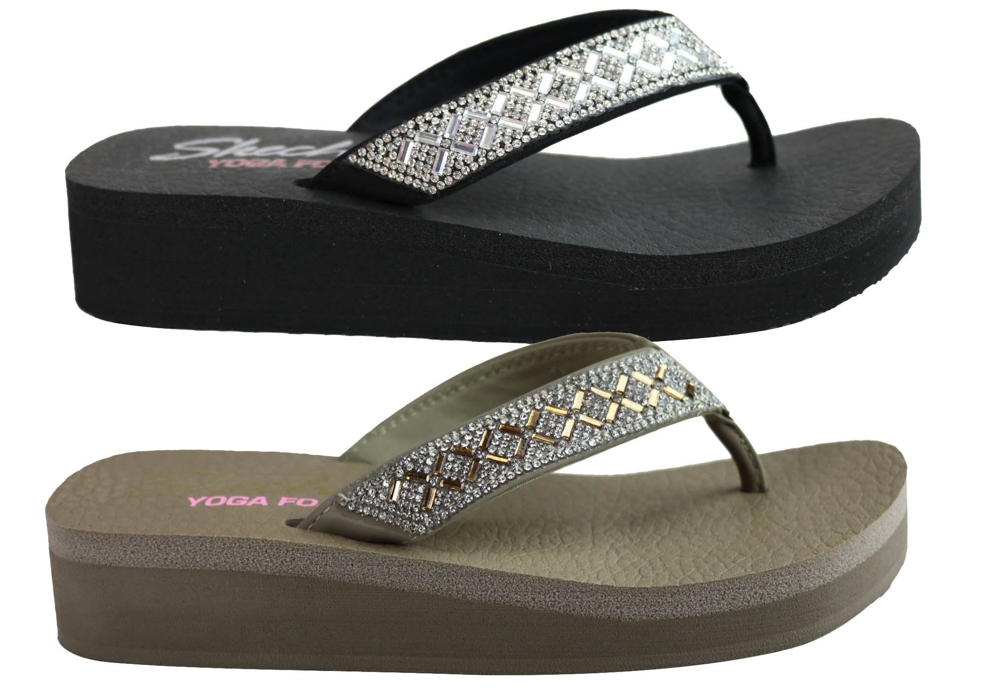 skechers yoga mat flip flops