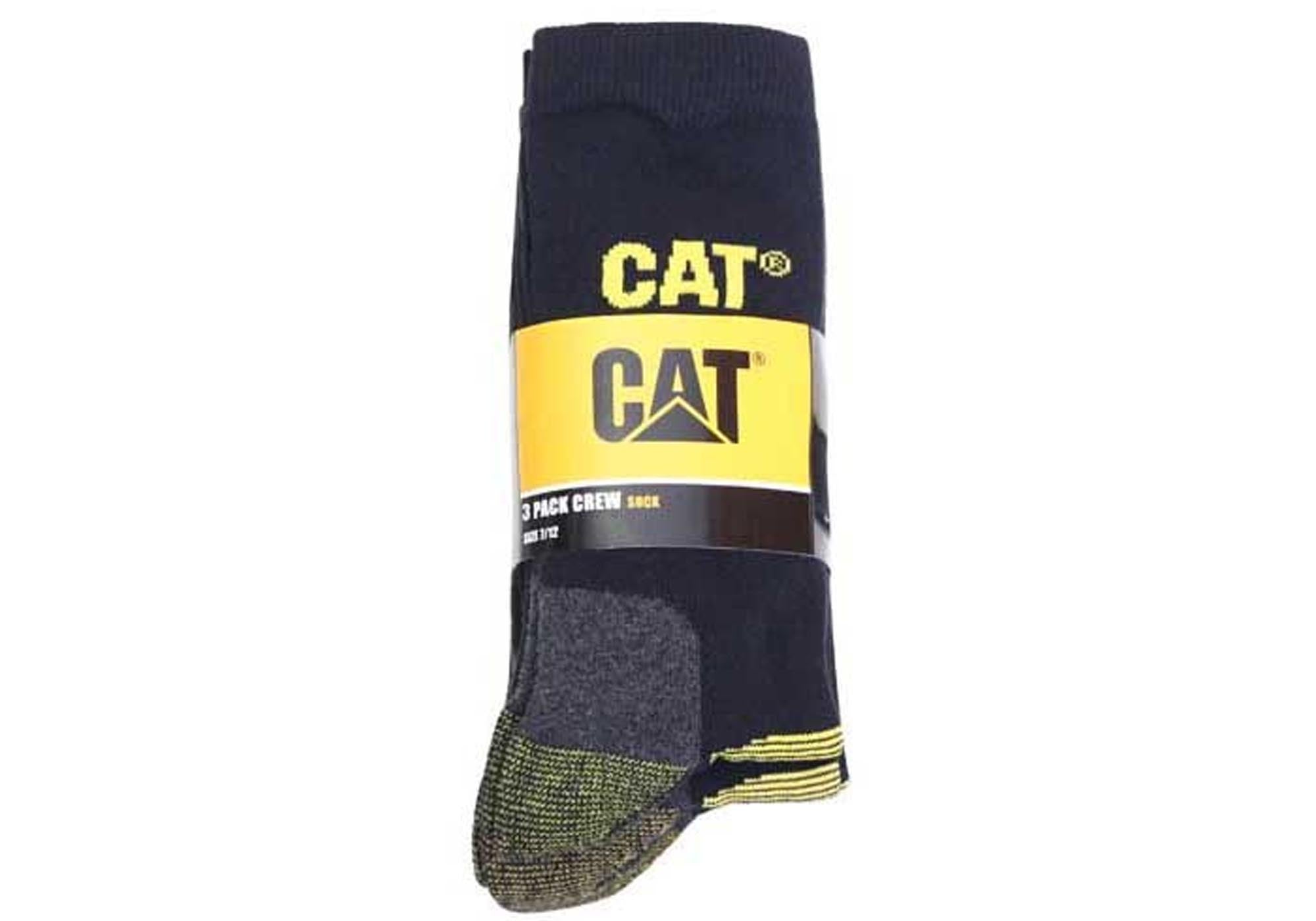 3 Pairs of Caterpillar Mens Everyday Essential Crew Socks | Brand House ...