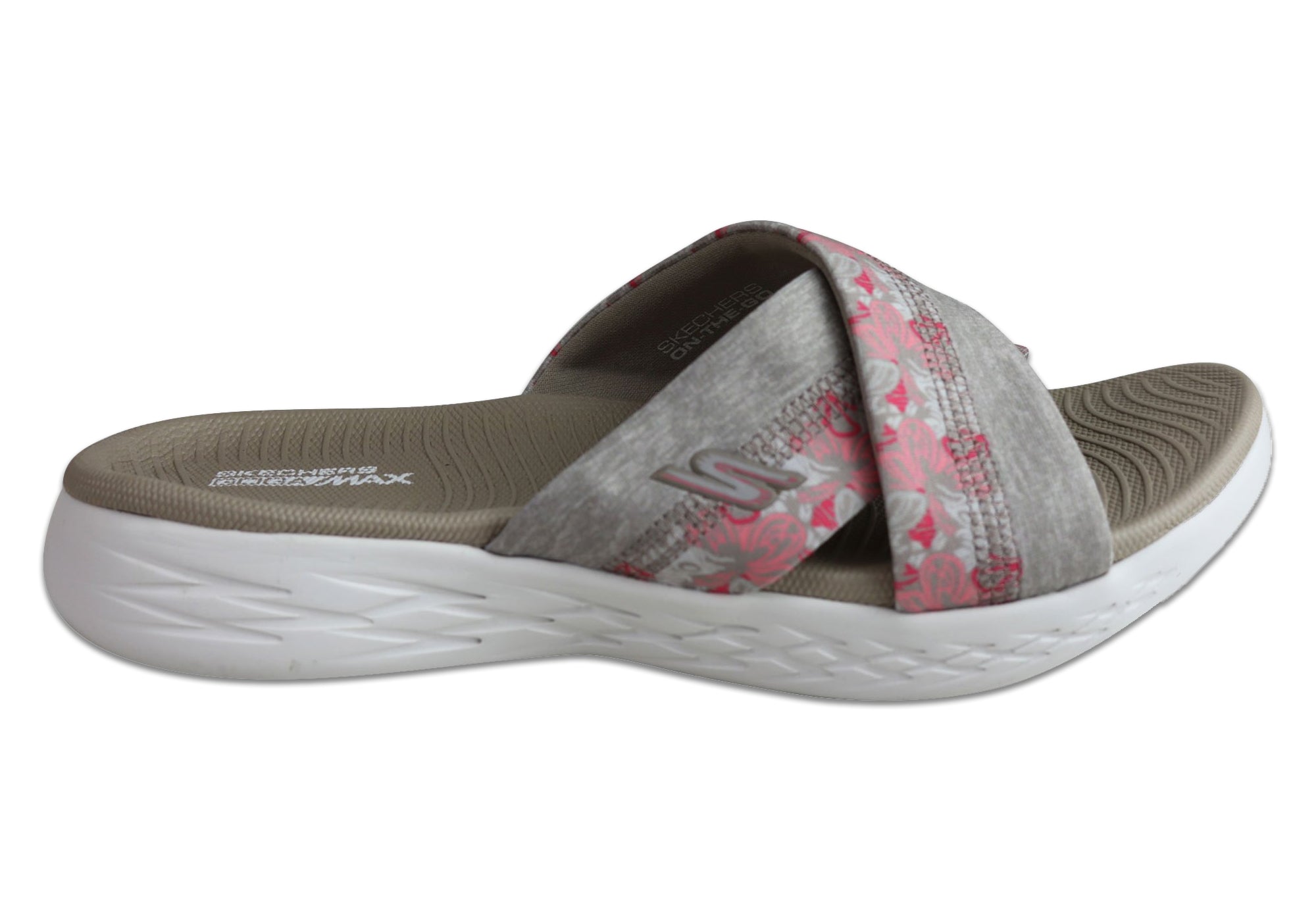 skechers women's slip on sandals