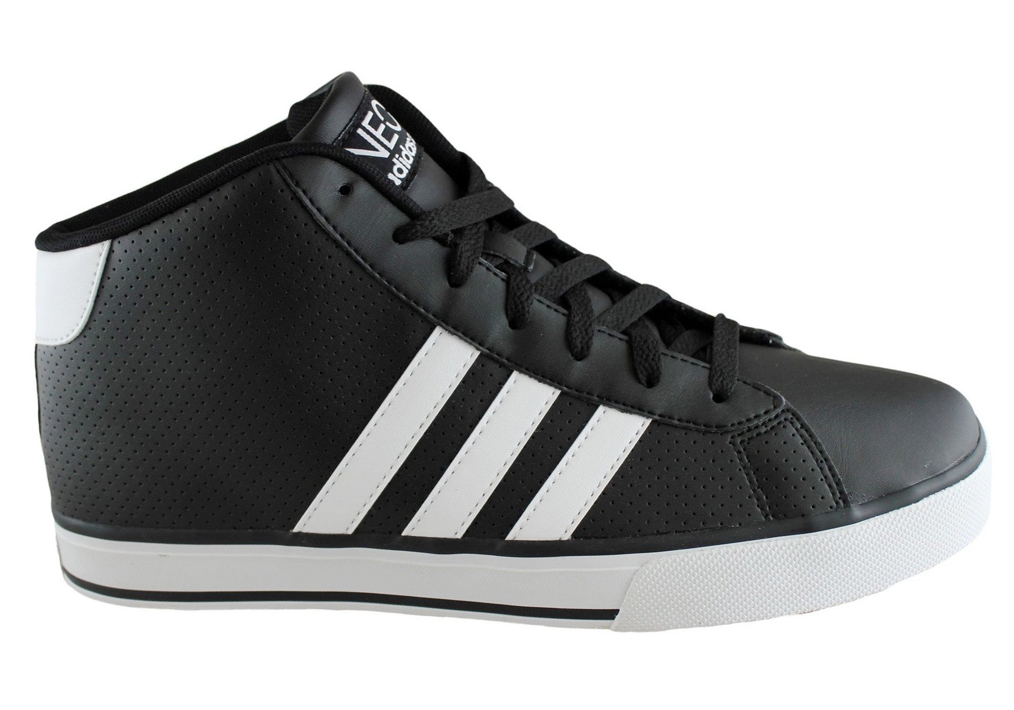 adidas neo black and white