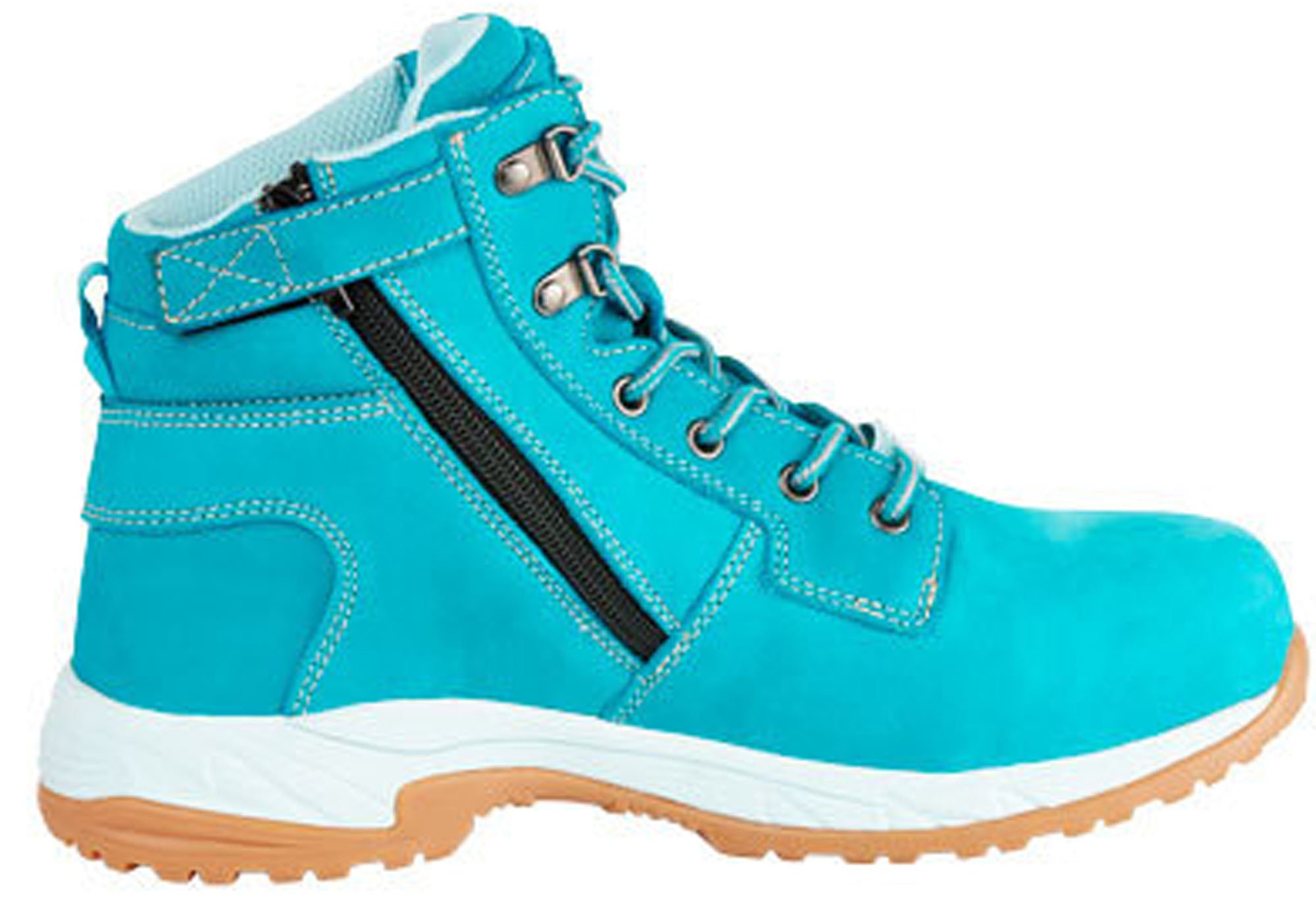 blue work boots