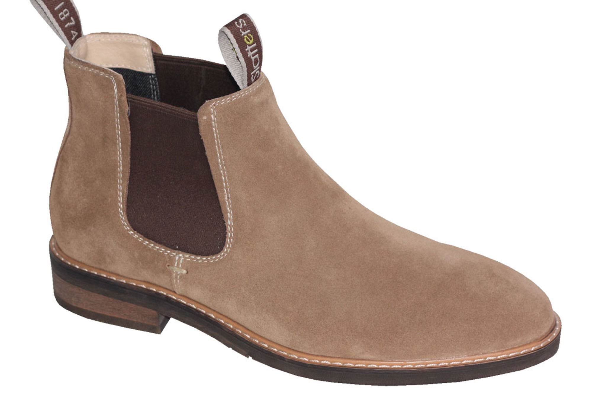 mens suede dress boots