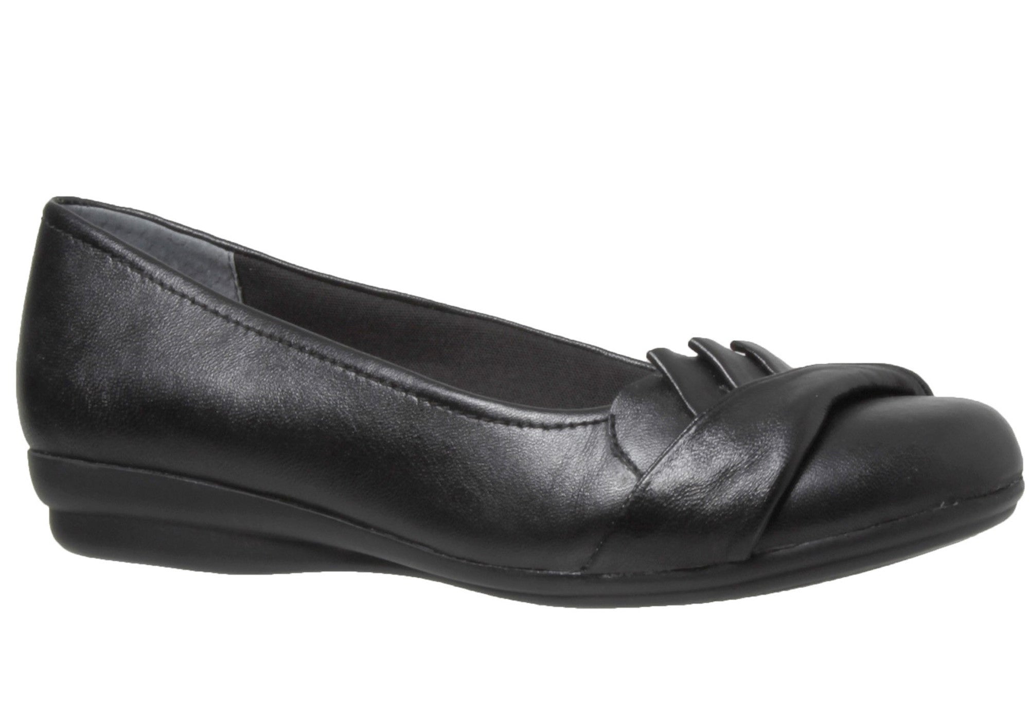 comfortable flat black shoes