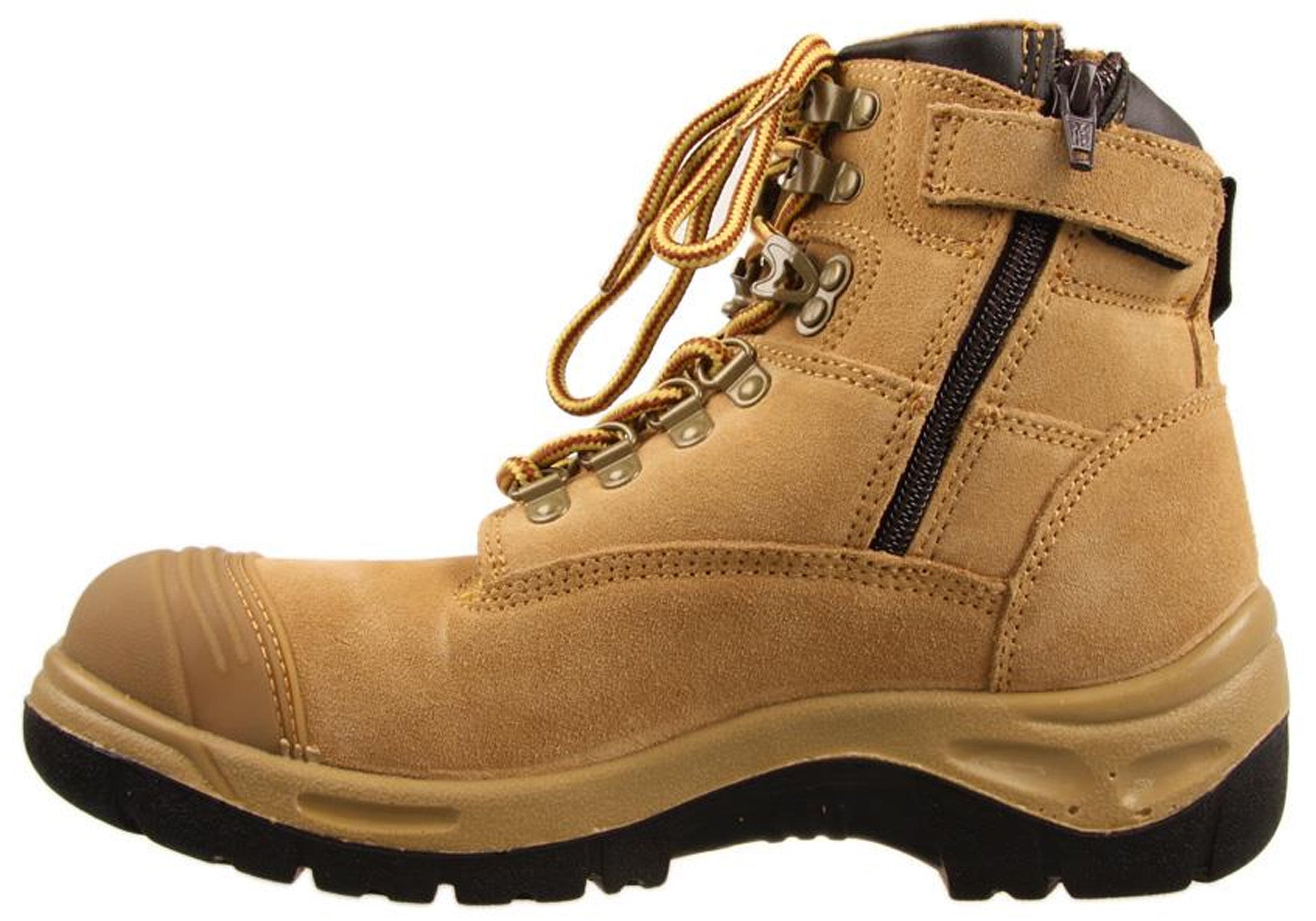 wheat steel toe boots