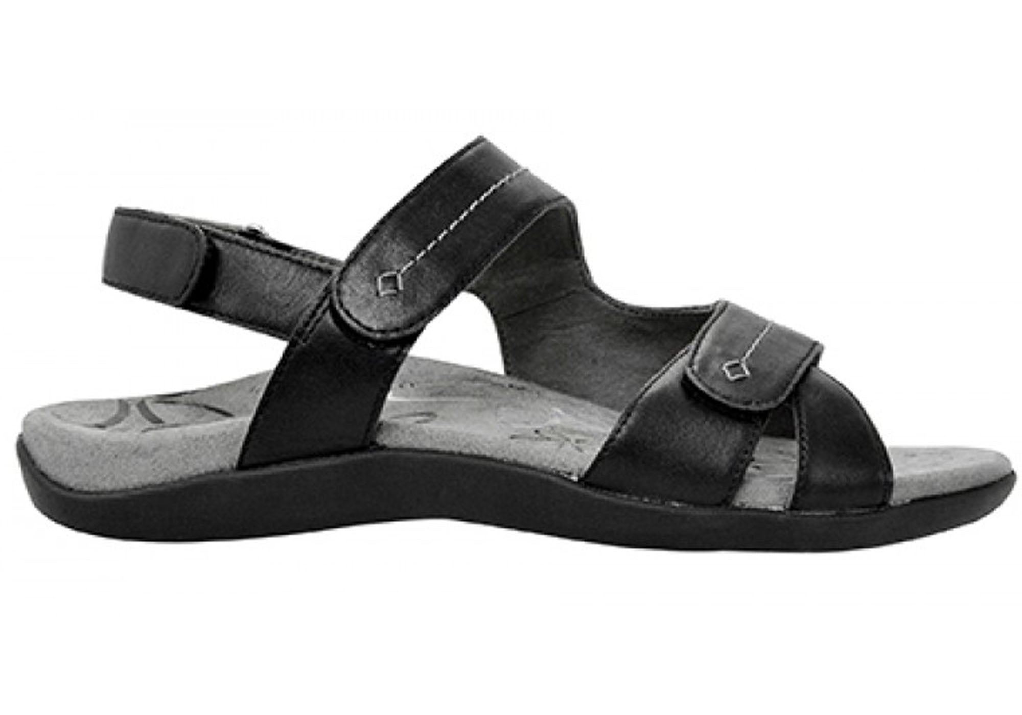 Scholl Orthaheel Maya Womens Comfortable Supportive Leather Sandals ...