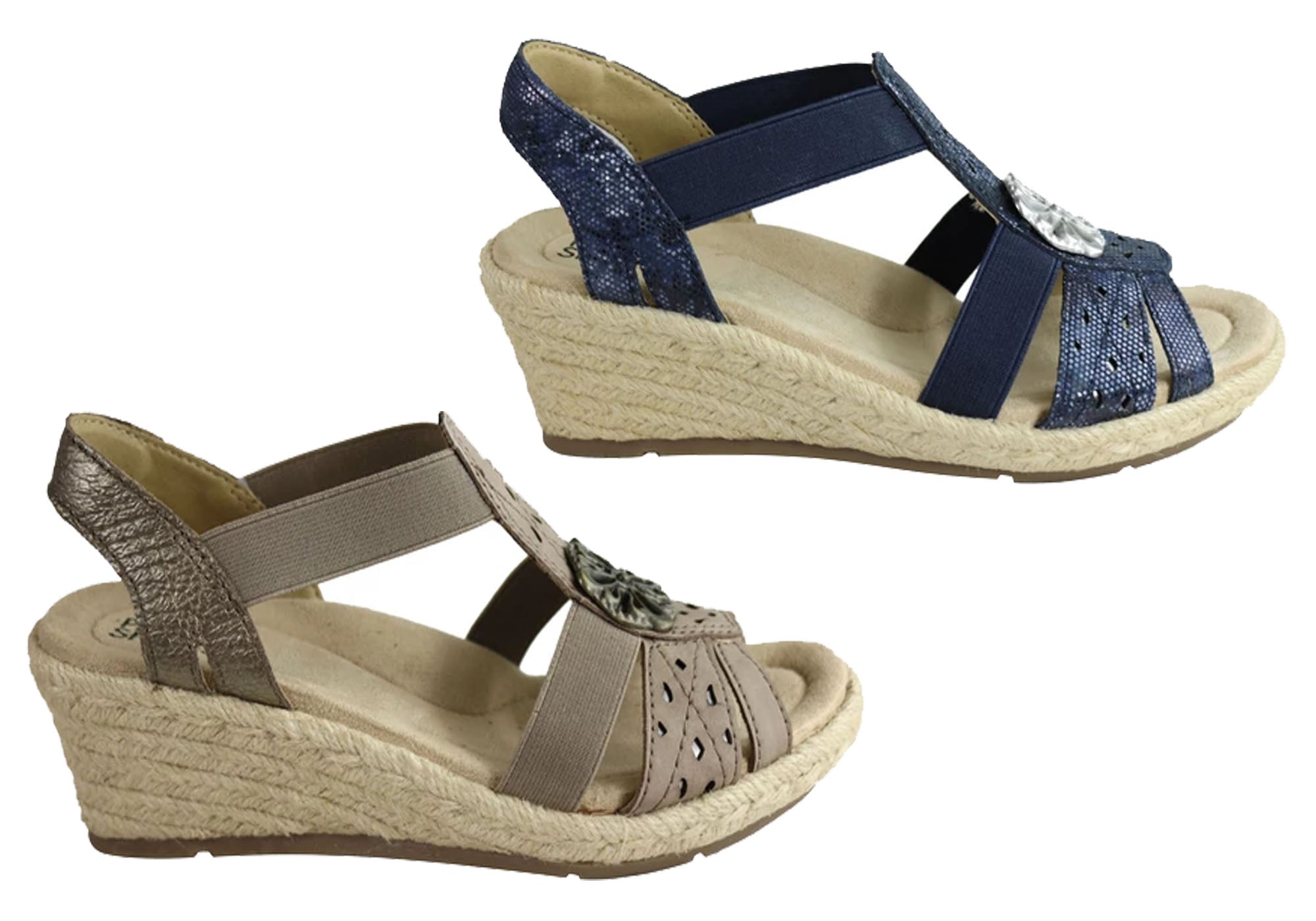 Shoes Jojo Womens Comfortable Wedge Sandals With Arch Support