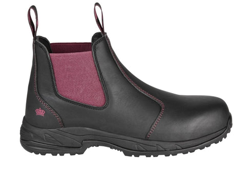 womens zip up work boots