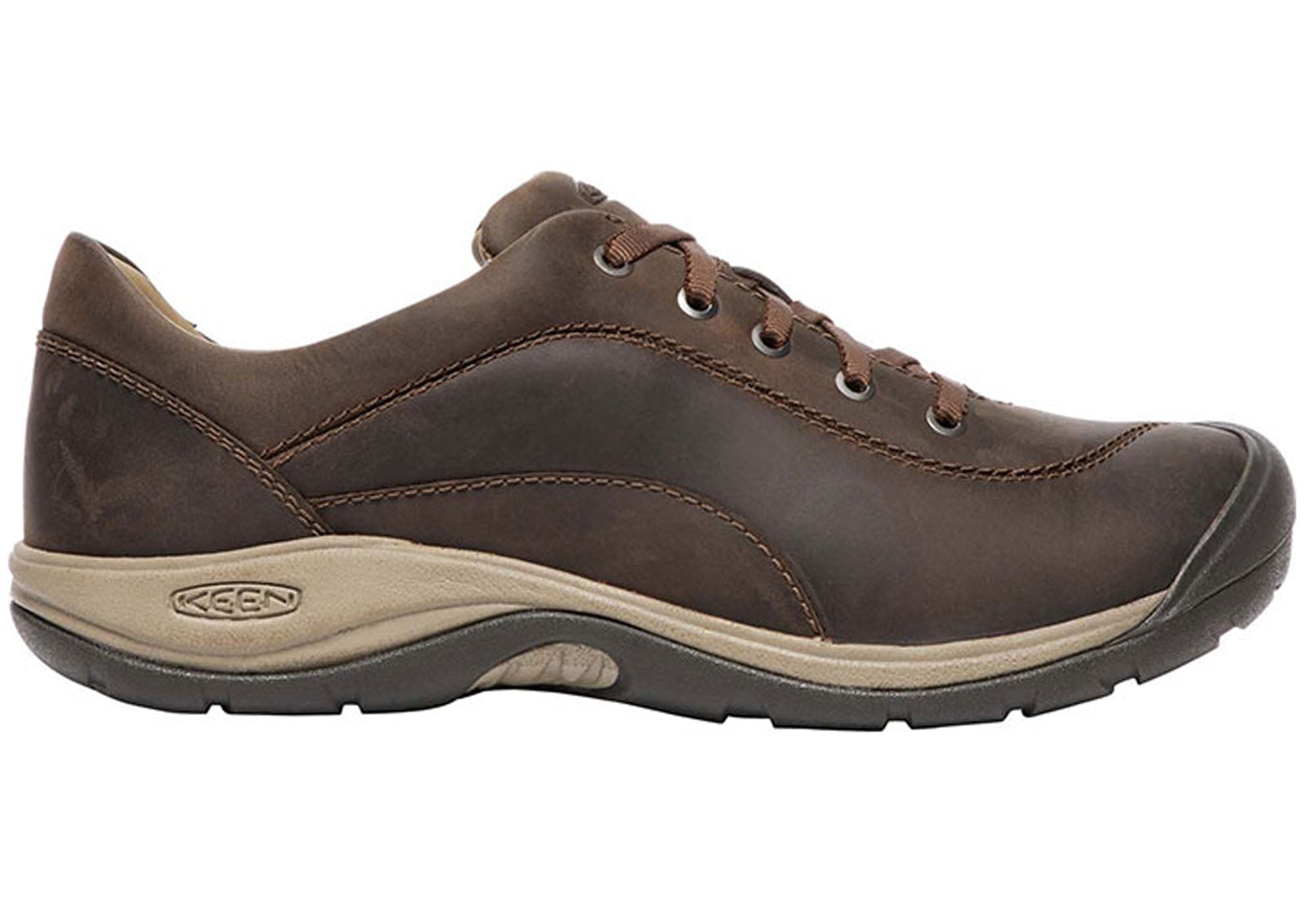 Keen Presidio II Womens Leather Comfort Lace Up Shoes | Brand House Direct