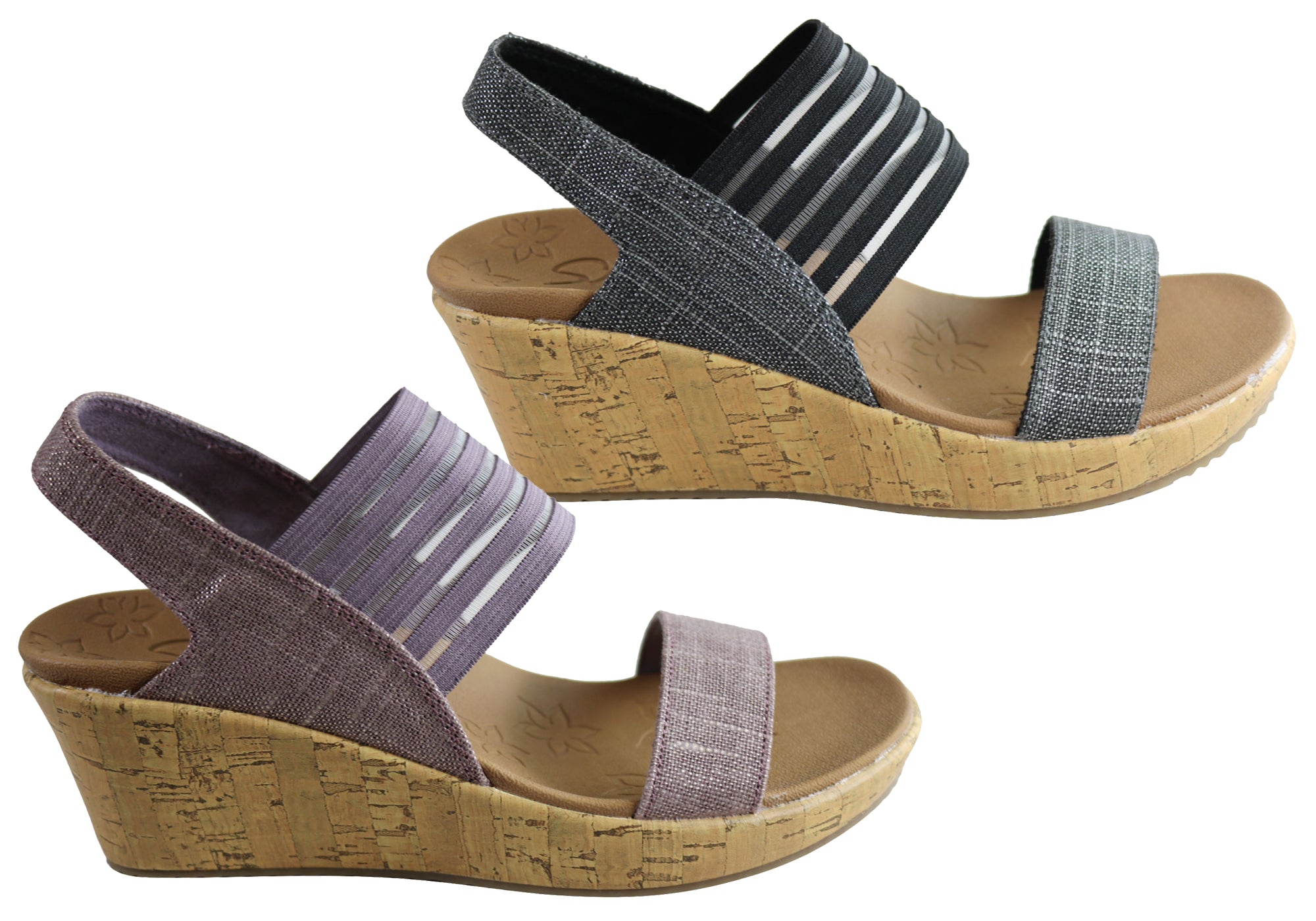 Skechers Womens Beverlee Smitten Wedge Sandals Brand House Direct
