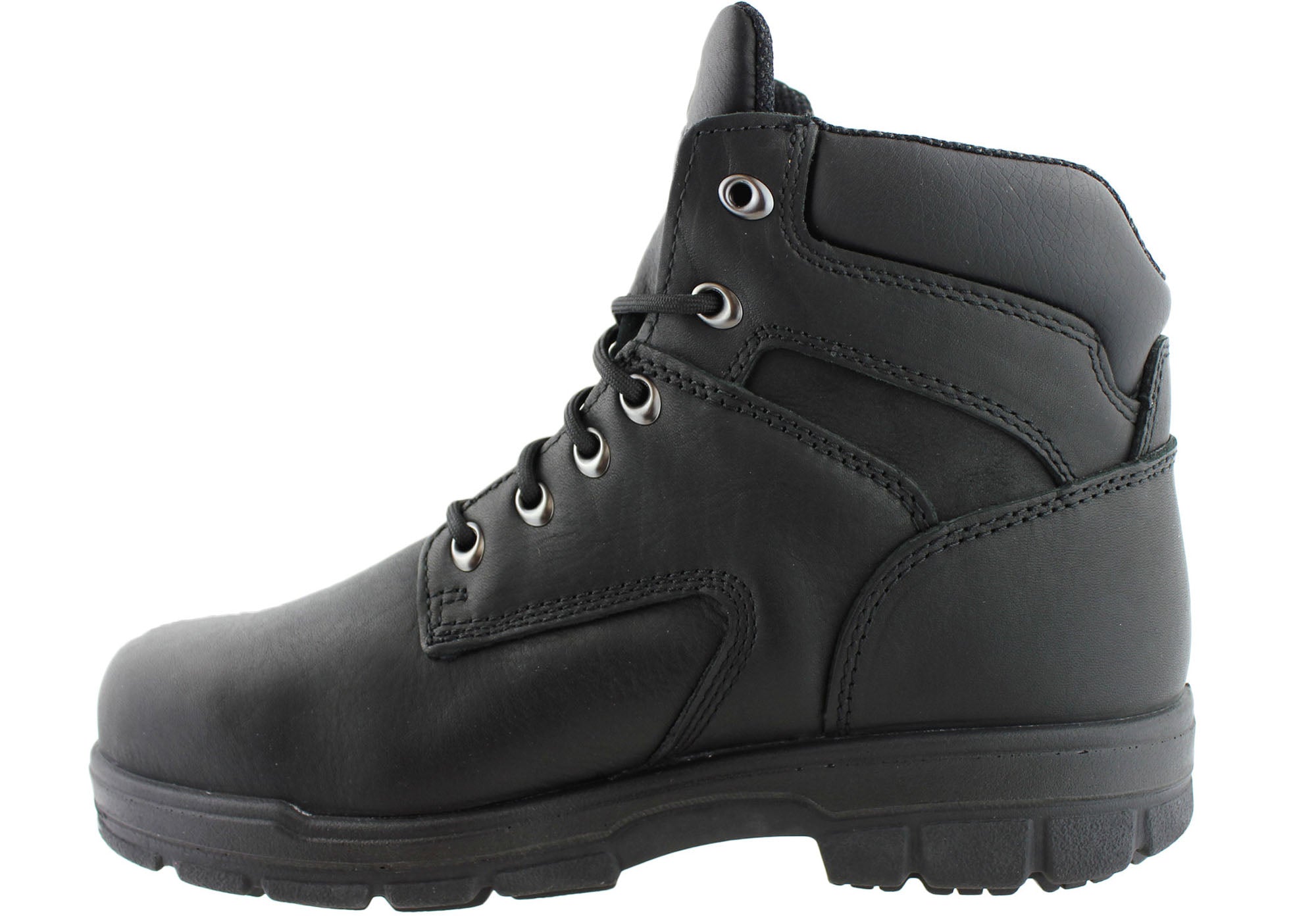 black wolverine pull on work boots