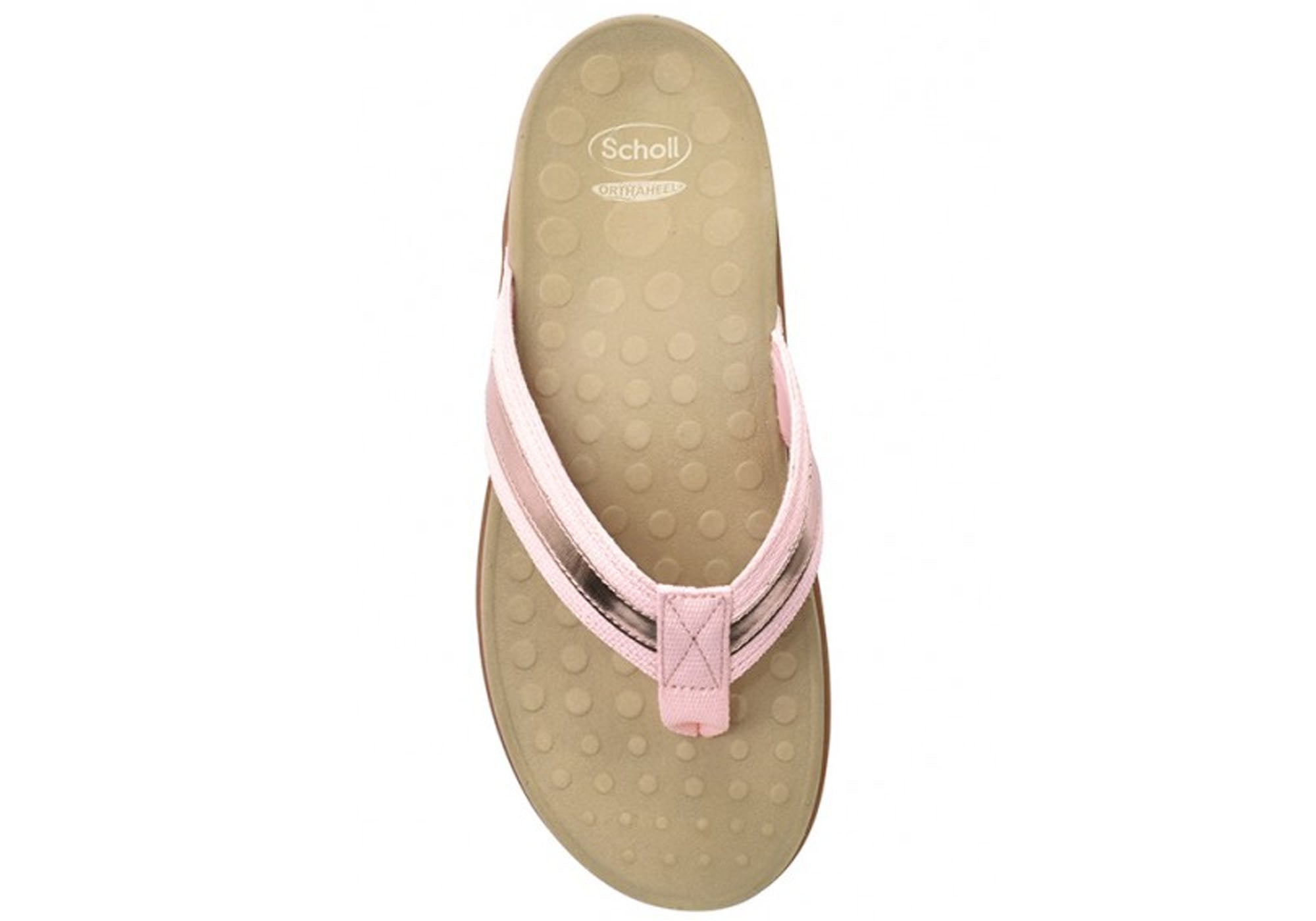 Scholl Orthaheel Tide II Womens Supportive Orthotic Flip Flop Sandals ...