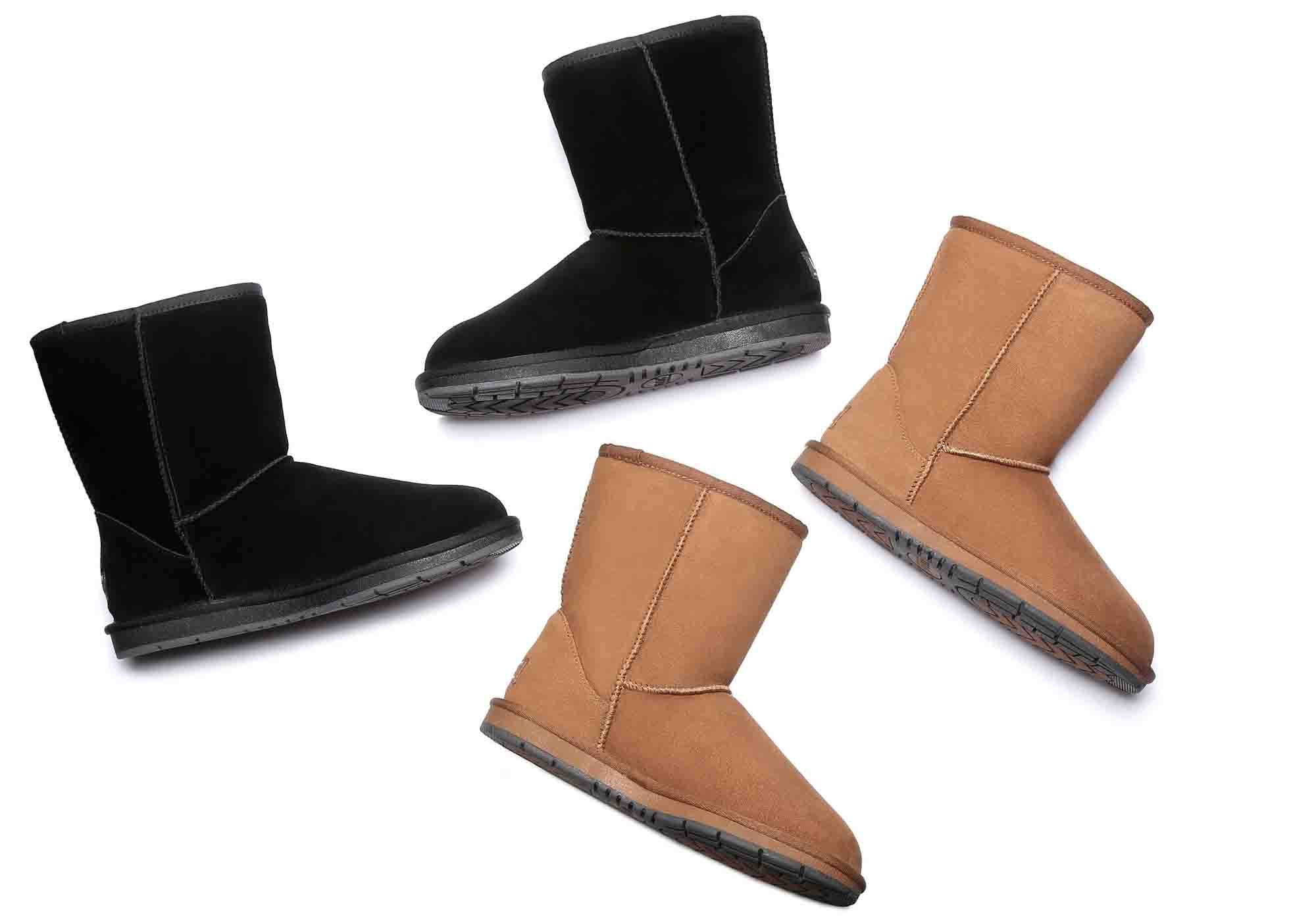 leather and suede ugg boots