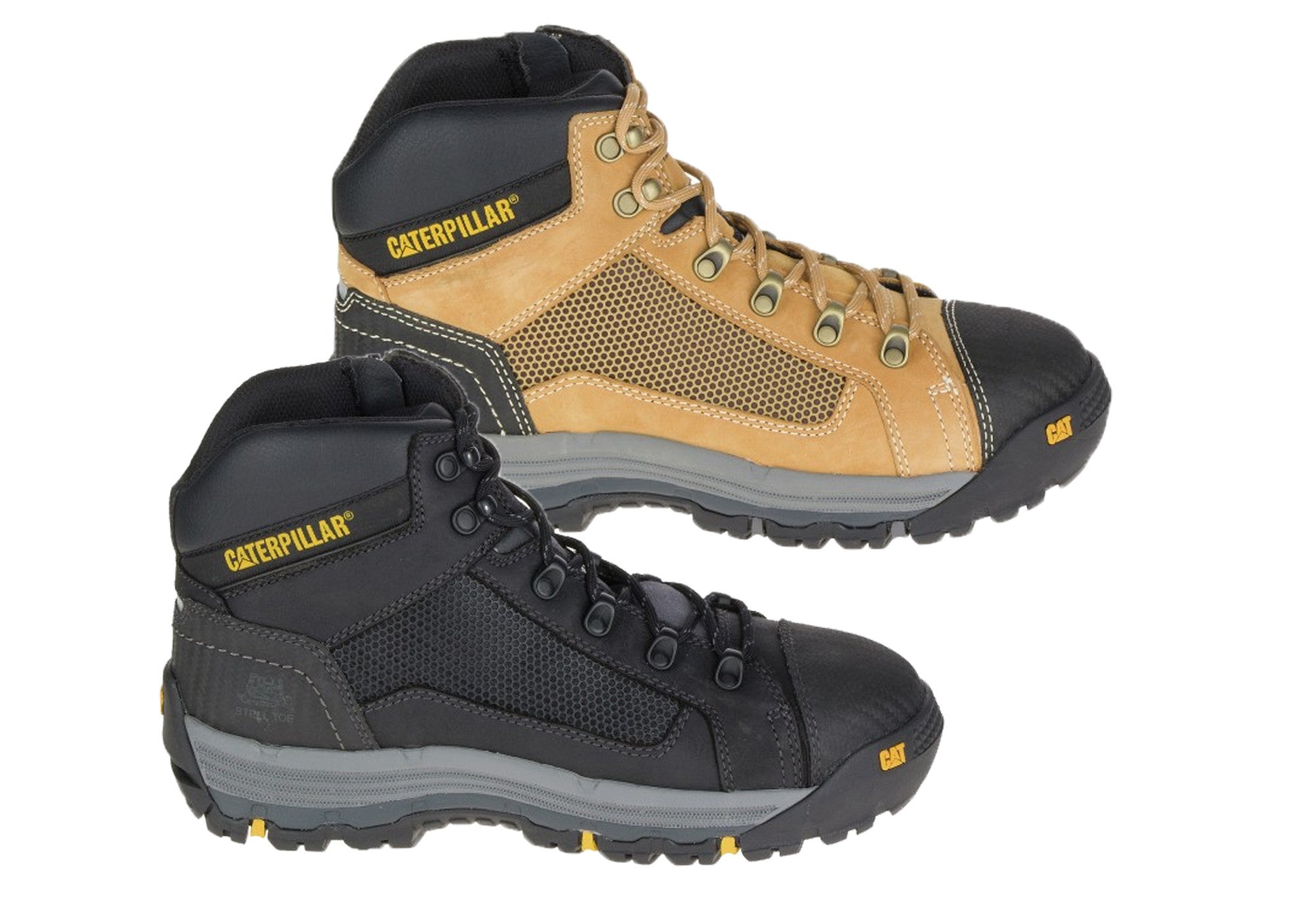 caterpillar convex mid work boots