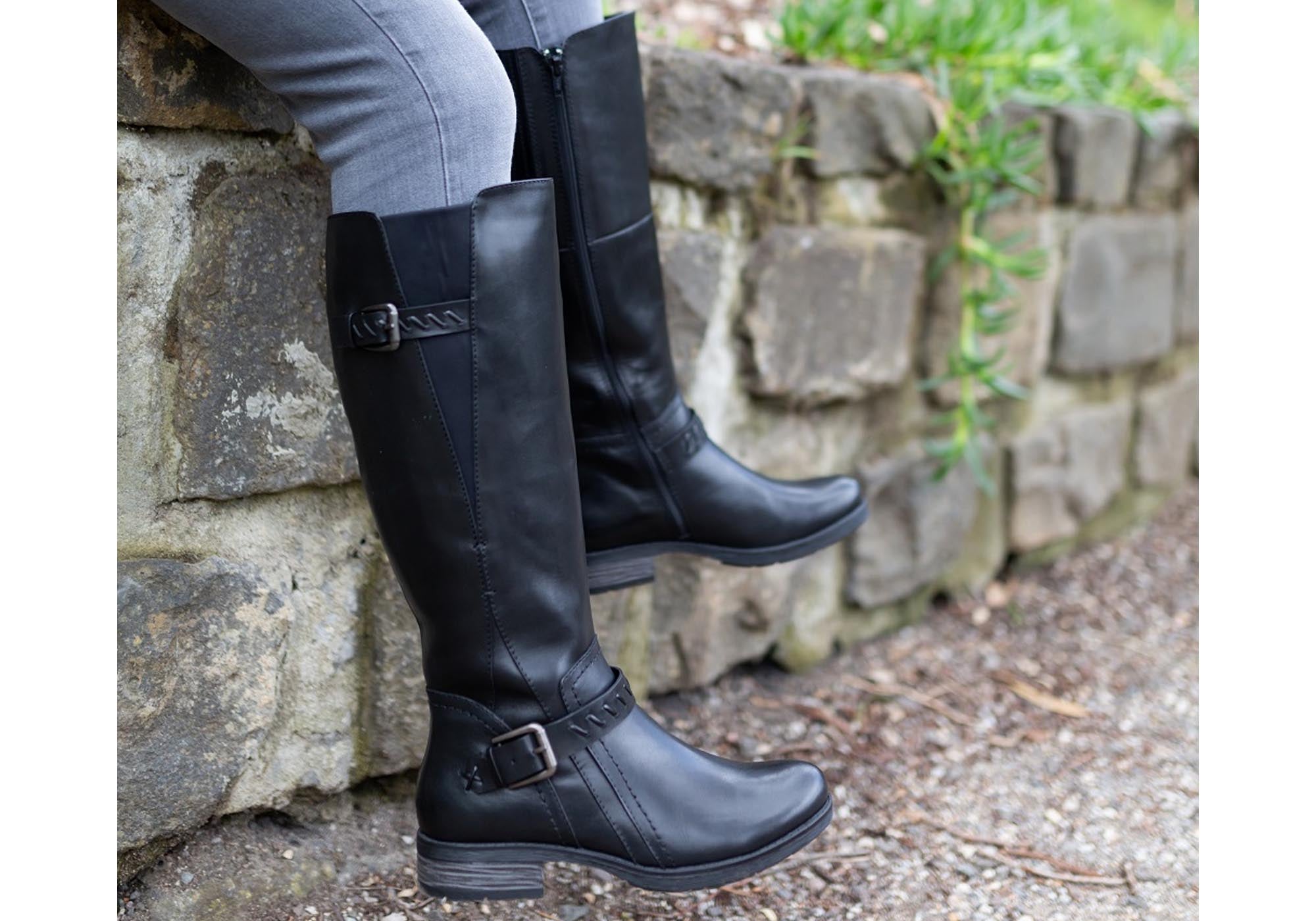 knee high boots with arch support