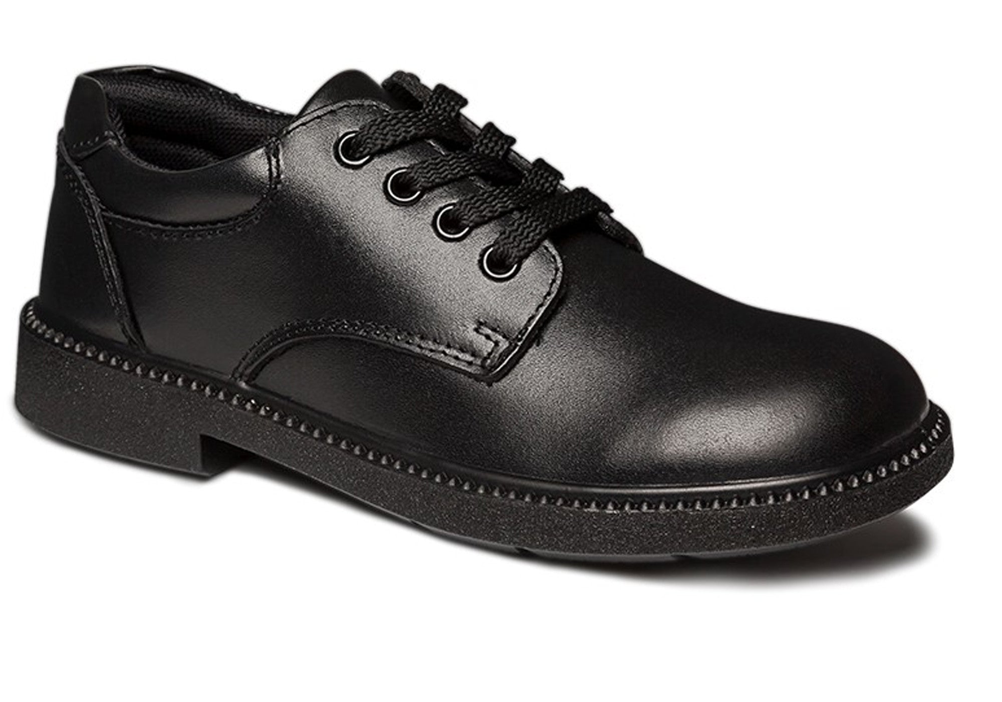 clarks black leather trainers