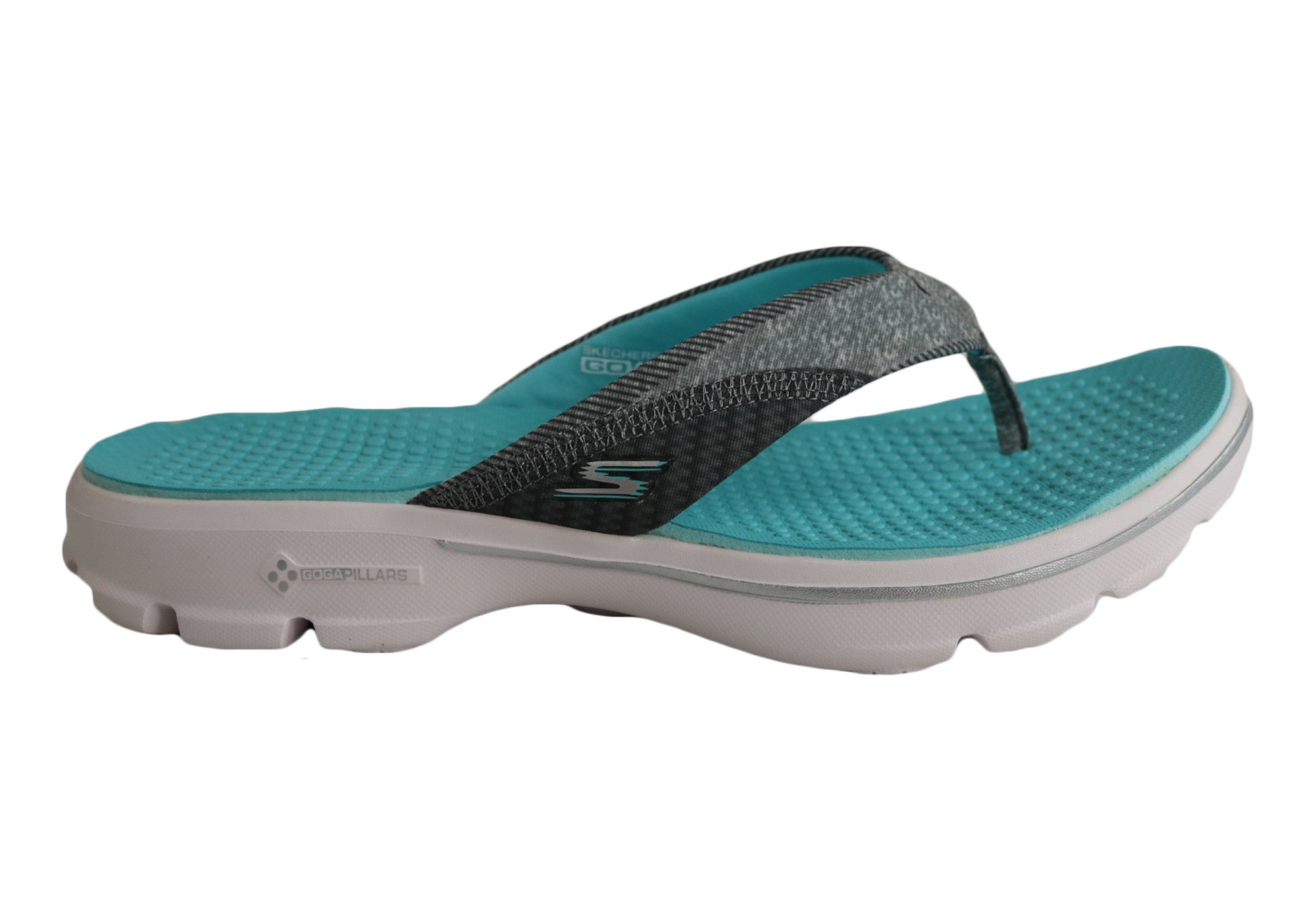 skechers go walk ladies flip flops