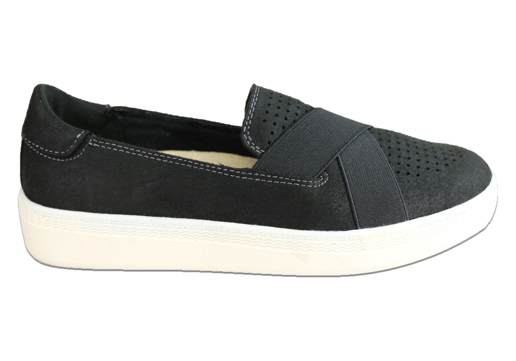 cushioned slip on sneakers