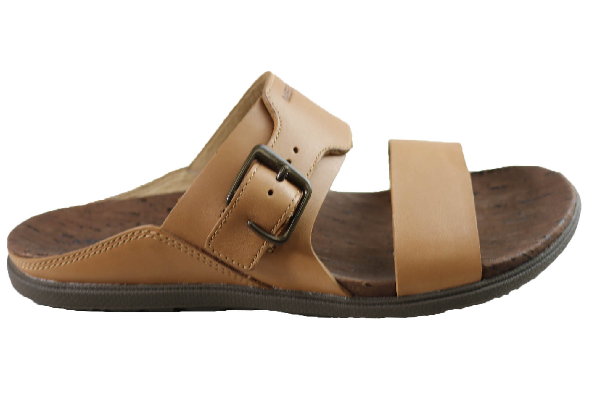 women's around town luxe buckle slide