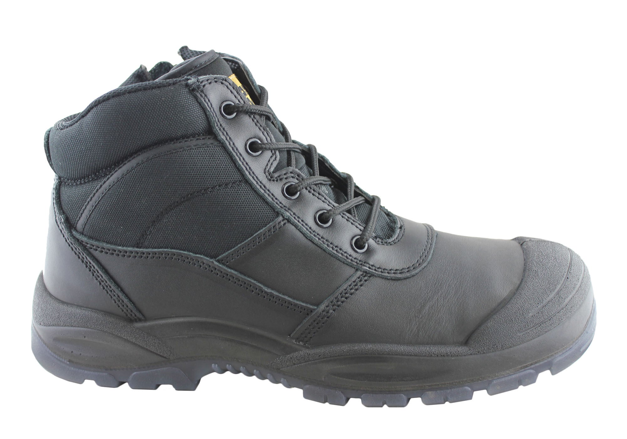 Hard Yakka Mens Utility Steel Toe Safety Side Zip Boots | Brand House ...