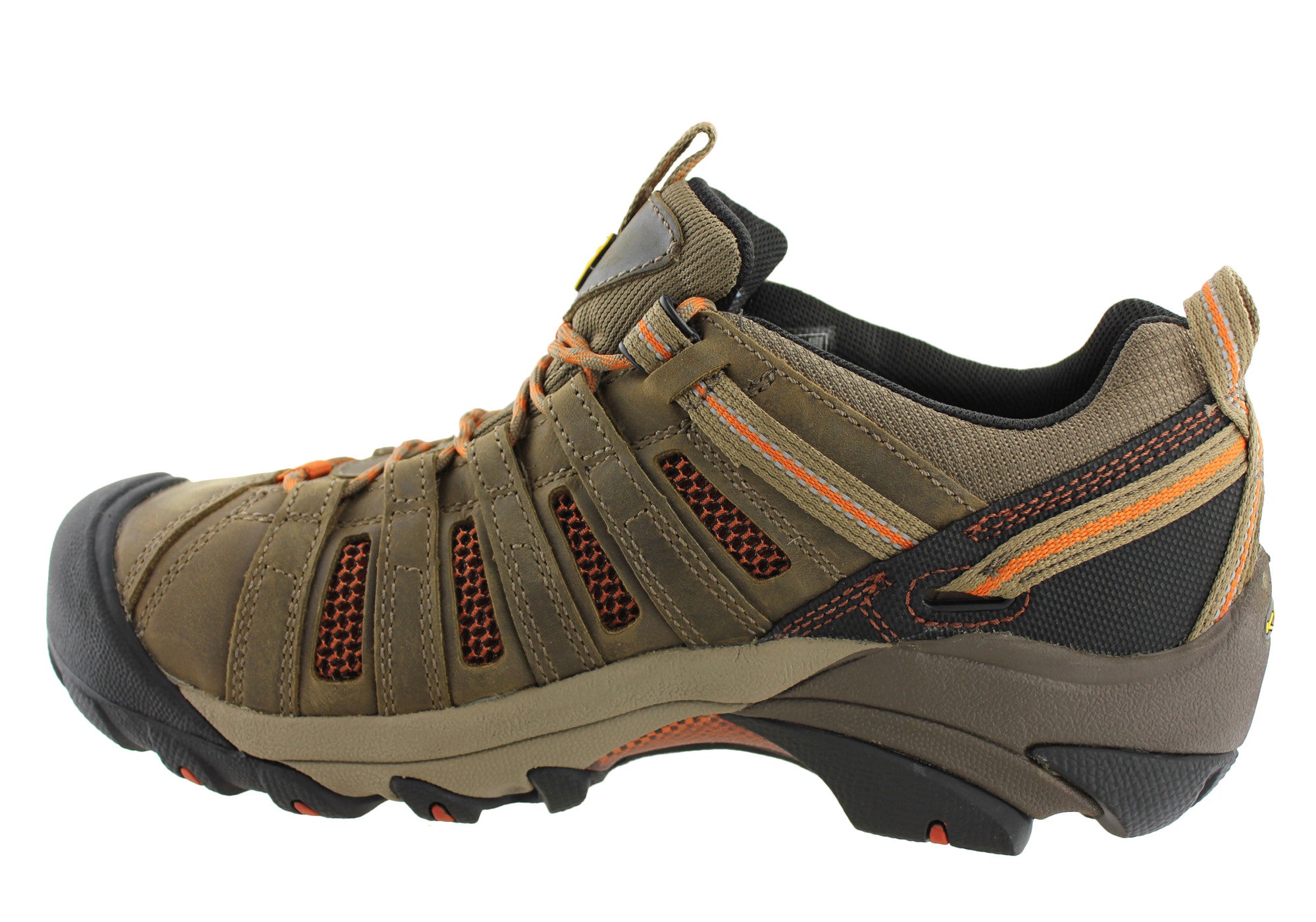 Keen Flint Low Mens Comfortable Steel Toe Wide Fit Work Shoes | Brand ...