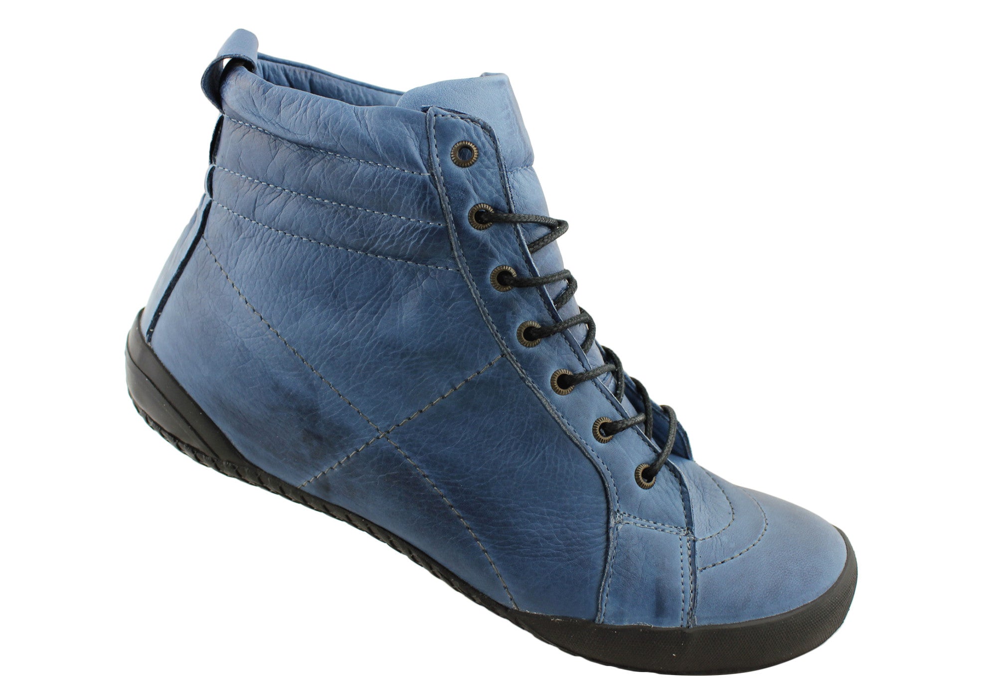 Cabello Comfort Womens Leather Lace Up Ankle Boots | Brand House Direct