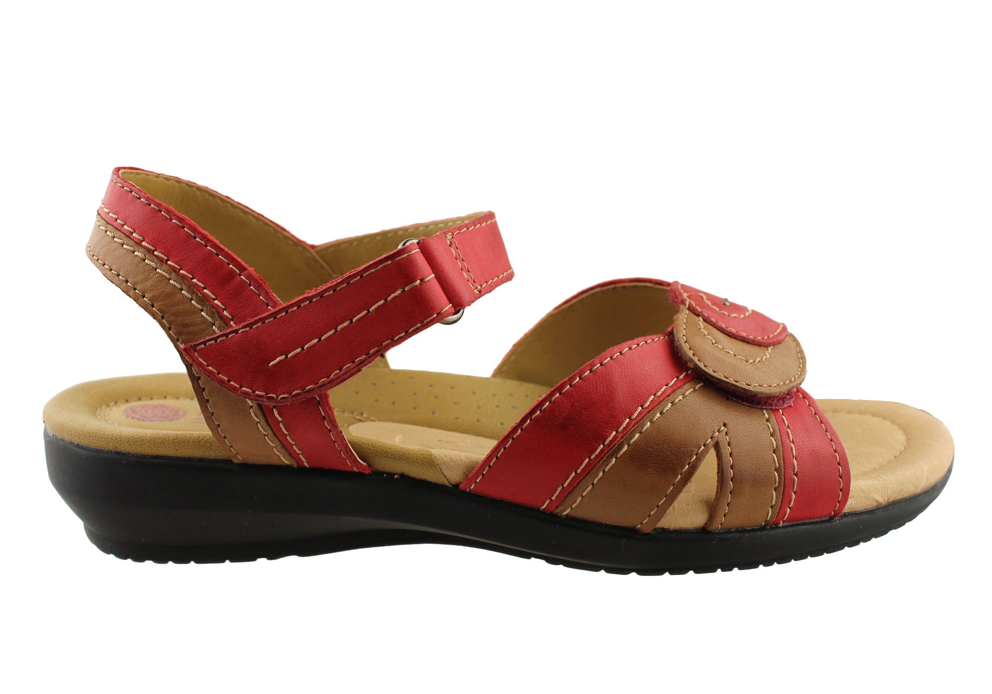 Planet Shoes Flag Womens Leather Comfortable Sandals | Brand House Direct