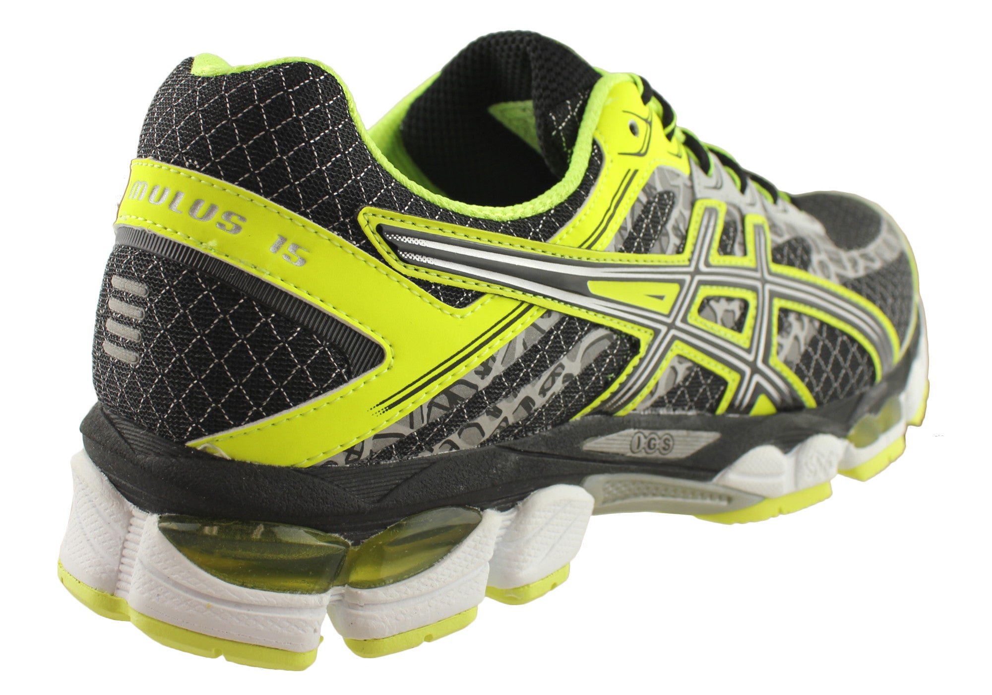 asics gel cumulus 15 mens yellow