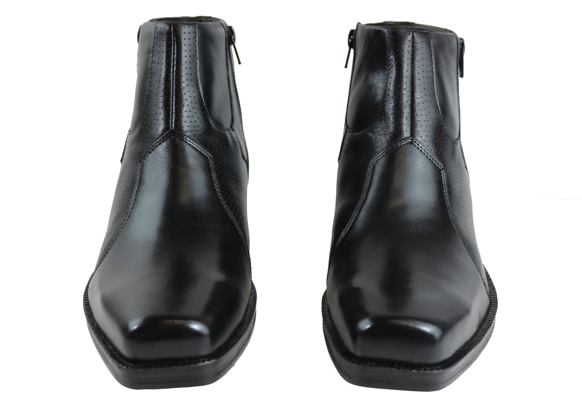 mens leather square toe boots